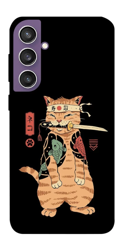Чохол на Samsung Galaxy S23 FE Кіт-самурай фото 1 з 1