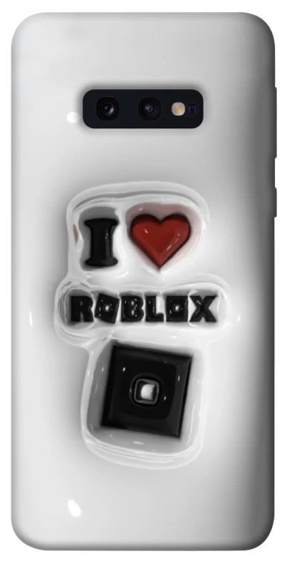 Чохол на Samsung Galaxy S10e I love Roblox фото 1 з 1