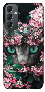 Чохол на Samsung Galaxy A24 4G Кіт в квітах фото 1 з 1