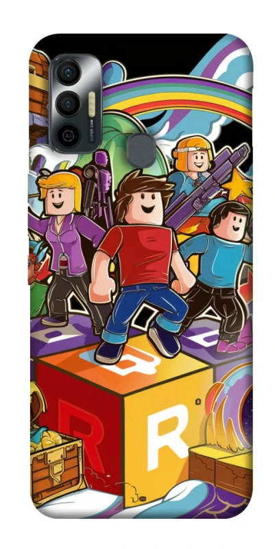 Чохол на TECNO Spark 7 Roblox family фото 1 з 1