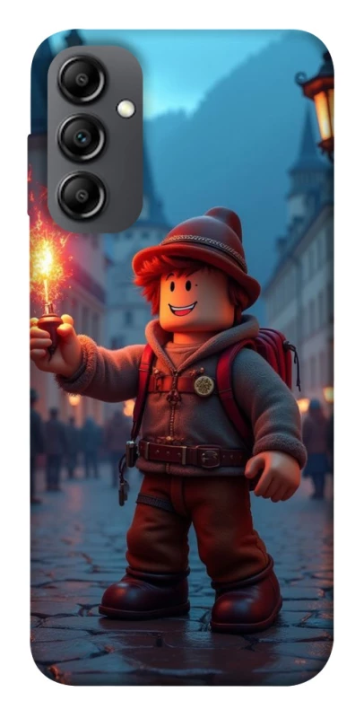 Чохол на Samsung Galaxy A14 4G/5G Roblox Fire Logo Blue Flames фото 1 з 1