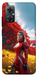 Чехол на Xiaomi Redmi Note 11R Cyber space girl ver.5 фото 1 из 1