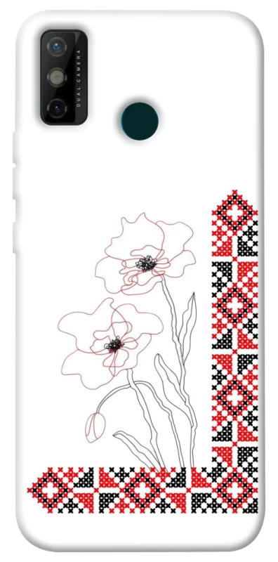 Чехол на TECNO Spark 6 Go Вышиванка на смартфон фото 1 из 1