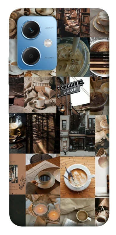 Чохол на Xiaomi Redmi Note 12 5G Coffee collage ver.3 фото 1 з 1