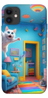 Чохол на Apple iPhone 11 (6.1") crazy cat фото 1 з 1