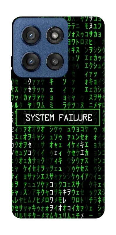 Чохол на Motorola Edge 60 Stylus Matrix system failure фото 1 з 1