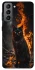 Чехол на Samsung Galaxy S21 FE Огненный кот фото 1 из 1