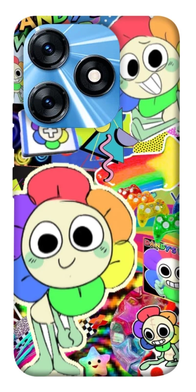 Чехол на TECNO Spark 10 Dandy world collage фото 1 из 1