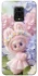 Чехол на Xiaomi Redmi Note 9s / Note 9 Pro / Note 9 Pro Max Labubu & Flowers ver.1 фото 1 из 1