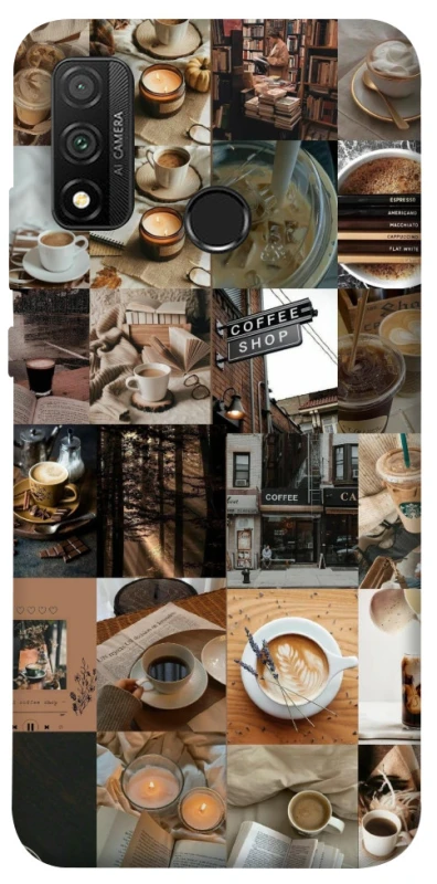 Чехол на Huawei P Smart (2020) Coffee collage ver.3 фото 1 из 1