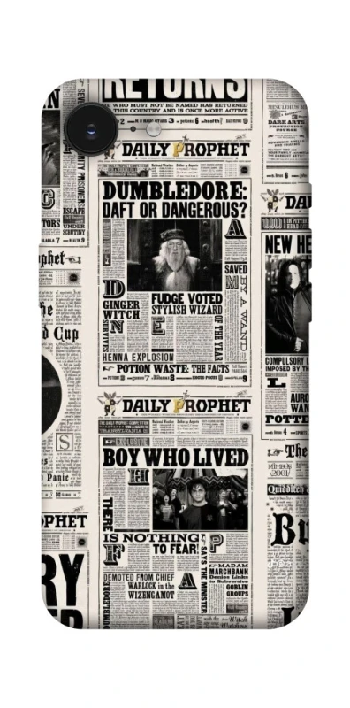 Чохол на Apple iPhone 17e (6.1") Harry Potter newspaper фото 1 з 1