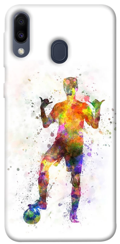 Чехол на Samsung Galaxy M20 Football Player v3 фото 1 из 1
