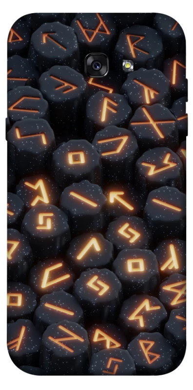 Чехол на Samsung A720 Galaxy A7 (2017) Огненые руны фото 1 из 1