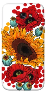 Чохол на Samsung A720 Galaxy A7 (2017) Соняшники та маки фото 1 з 1
