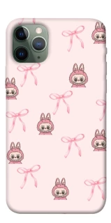 Чохол на Apple iPhone 11 Pro (5.8") Pink bows and Labubus фото 1 з 1