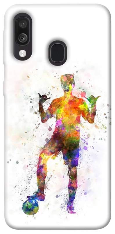 Чохол на Samsung Galaxy A40 (A405F) Football Player v3 фото 1 з 1