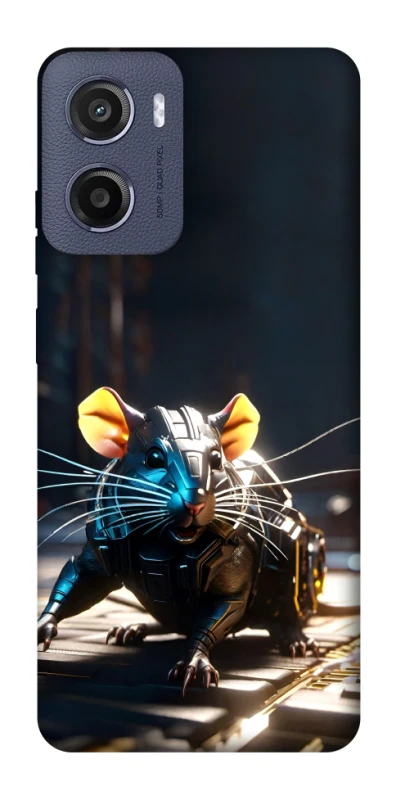 Чохол на Motorola Moto E15 Cyber rat фото 1 з 1