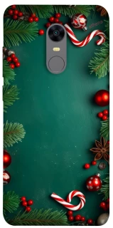 Чехол на Xiaomi Redmi 5 Plus / Redmi Note 5 (Single Camera) Новогодний v35 фото 1 из 1