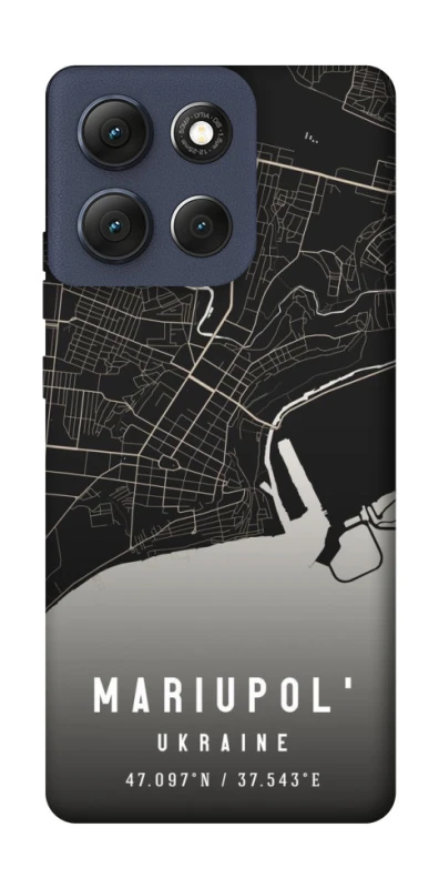 Чохол на Motorola Moto G86 Mariupol map фото 1 з 1