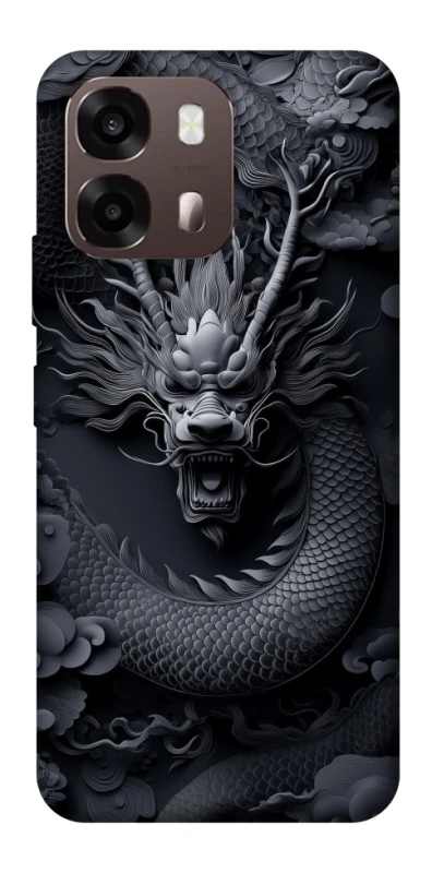 Чехол на Oppo A6 black dragon фото 2 из 2
