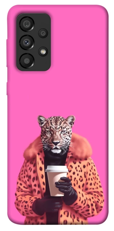 Чехол на Samsung Galaxy A33 5G Леопард с кофе фото 1 из 1