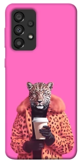 Чехол на Samsung Galaxy A33 5G Леопард с кофе фото 1 из 1