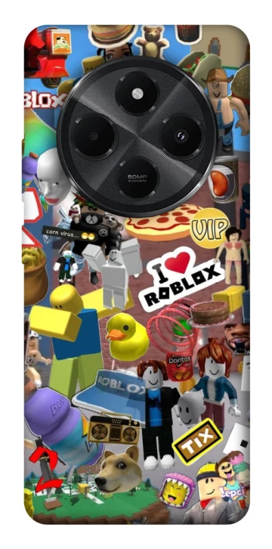 Чохол на Xiaomi Redmi A3 Pro Roblox collage ver.5 фото 1 з 1