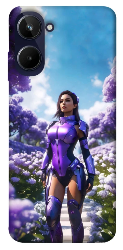 Чохол на Realme 10 4G Cyber space girl ver.4 фото 1 з 1
