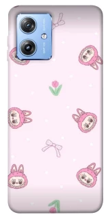 Чохол на Motorola Moto G84 Labubu Flower фото 1 з 1