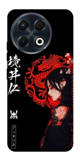 Чехол на TECNO Spark 30 Pro (KL7) Red Dragon фото 1 из 1