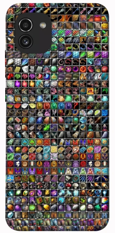 Чехол на Samsung Galaxy A03 Inventory menu ver.1 фото 1 из 1