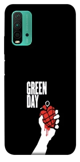 Чехол на Xiaomi Redmi Note 9 4G / Redmi 9 Power Green Day logo фото 1 из 1