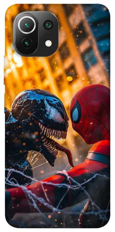 Чохол на Xiaomi Mi 11 Lite Venom vs Spiderman фото 1 з 1