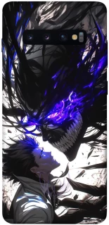 Чохол на Samsung Galaxy S10+ Black soul anime фото 1 з 1