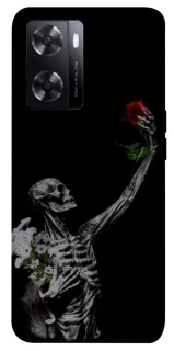 Чохол на Oppo A57s Skeleton vs Rose фото 1 з 1