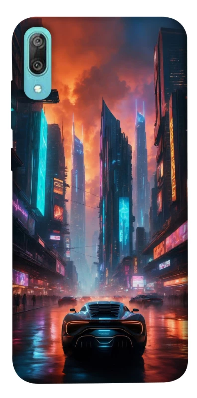 Чехол на Huawei Y6 Pro (2019) Cyber city фото 1 из 1