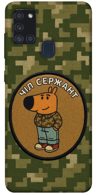 Чехол на Samsung Galaxy A21s Чил сержант фото 1 из 1