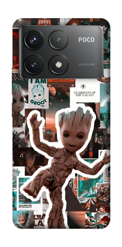 Чохол на Xiaomi Poco F6 Pro Mini Groot v2 фото 1 з 1