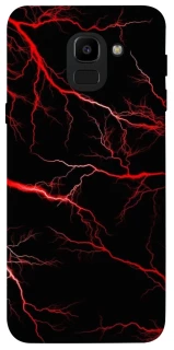 Чехол на Samsung J600F Galaxy J6 (2018) Красная молния фото 1 из 1