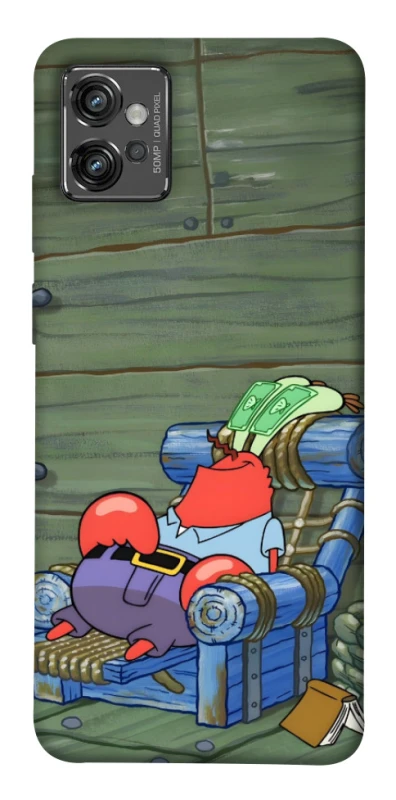 Чохол на Motorola Moto G32 Mr.Krabs фото 1 з 1