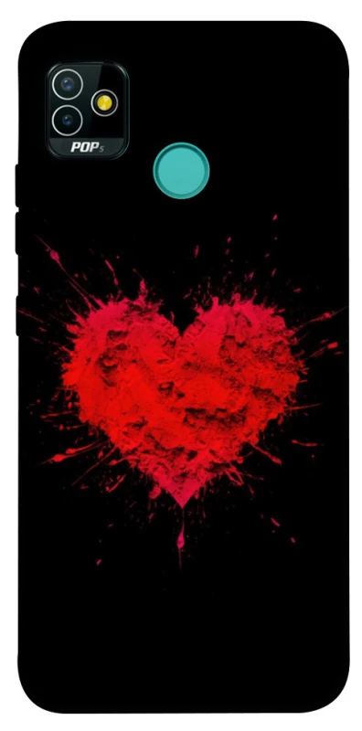 Чехол на TECNO POP 5 Splash heart фото 1 из 1