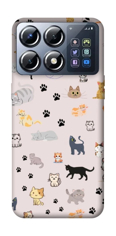 Чохол на Xiaomi POCO X8 Pro Cat style ver.1 фото 1 з 1