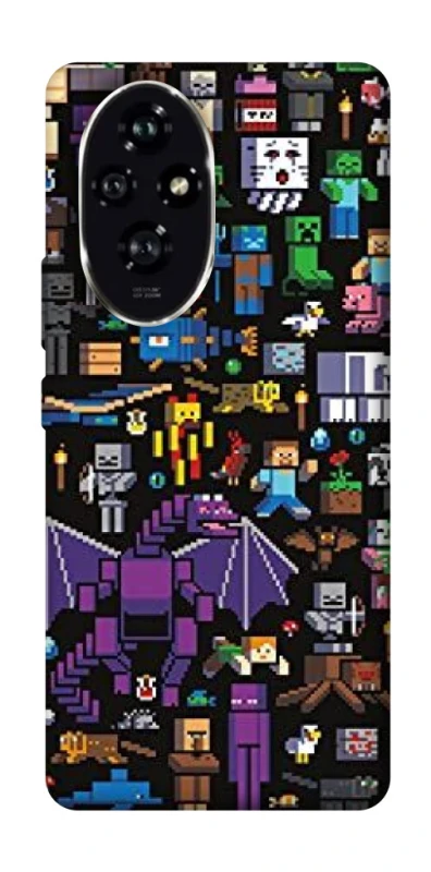 Чохол на Honor 200 Minecraft v5 фото 1 з 1