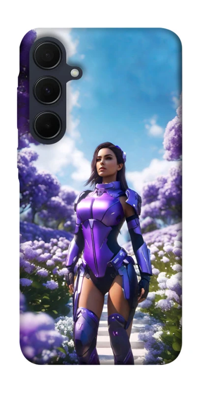 Чохол на Samsung Galaxy A35 Cyber space girl ver.4 фото 1 з 1