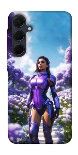 Чехол на Samsung Galaxy A55 Cyber space girl ver.4 фото 1 из 1