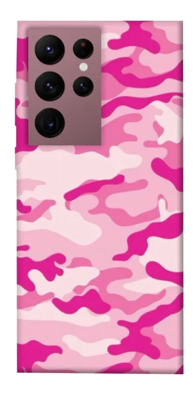 Чехол на Samsung Galaxy S22 Ultra camouflage pink фото 1 из 1