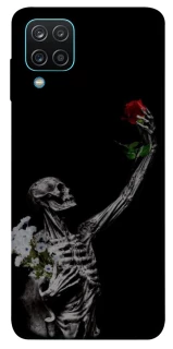 Чехол на Samsung Galaxy M12 Skeleton vs Rose фото 1 из 1