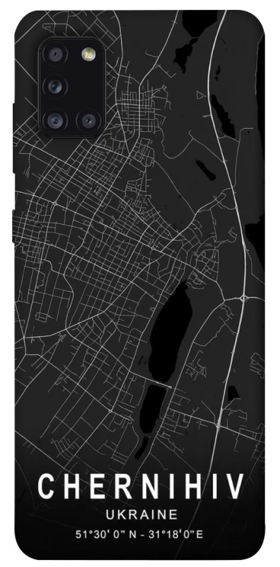 Чохол на Samsung Galaxy A31 Chernihiv map фото 1 з 1