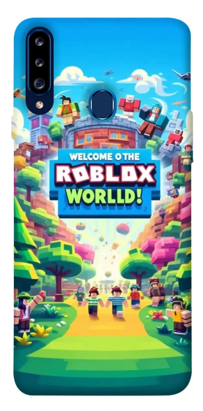 Чохол на Samsung Galaxy A20s Roblox World фото 1 з 1