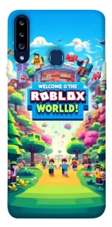 Чехол на Samsung Galaxy A20s Roblox World фото 1 из 1
